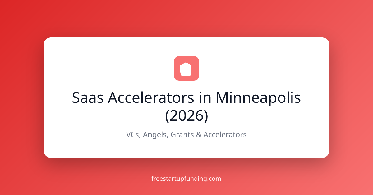 Saas Accelerators in Minneapolis (2026)